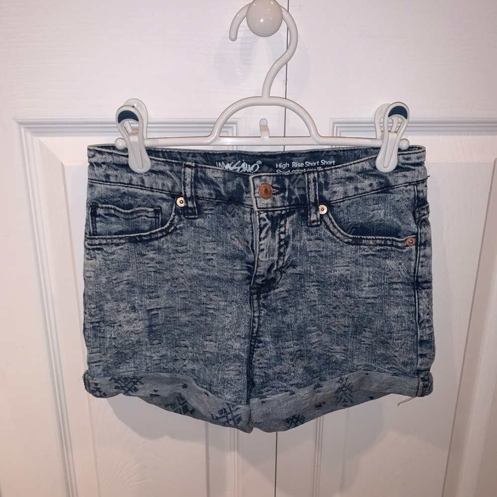 High waisted jean shorts!